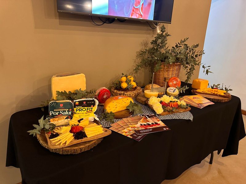 Mesa de quesos variados
